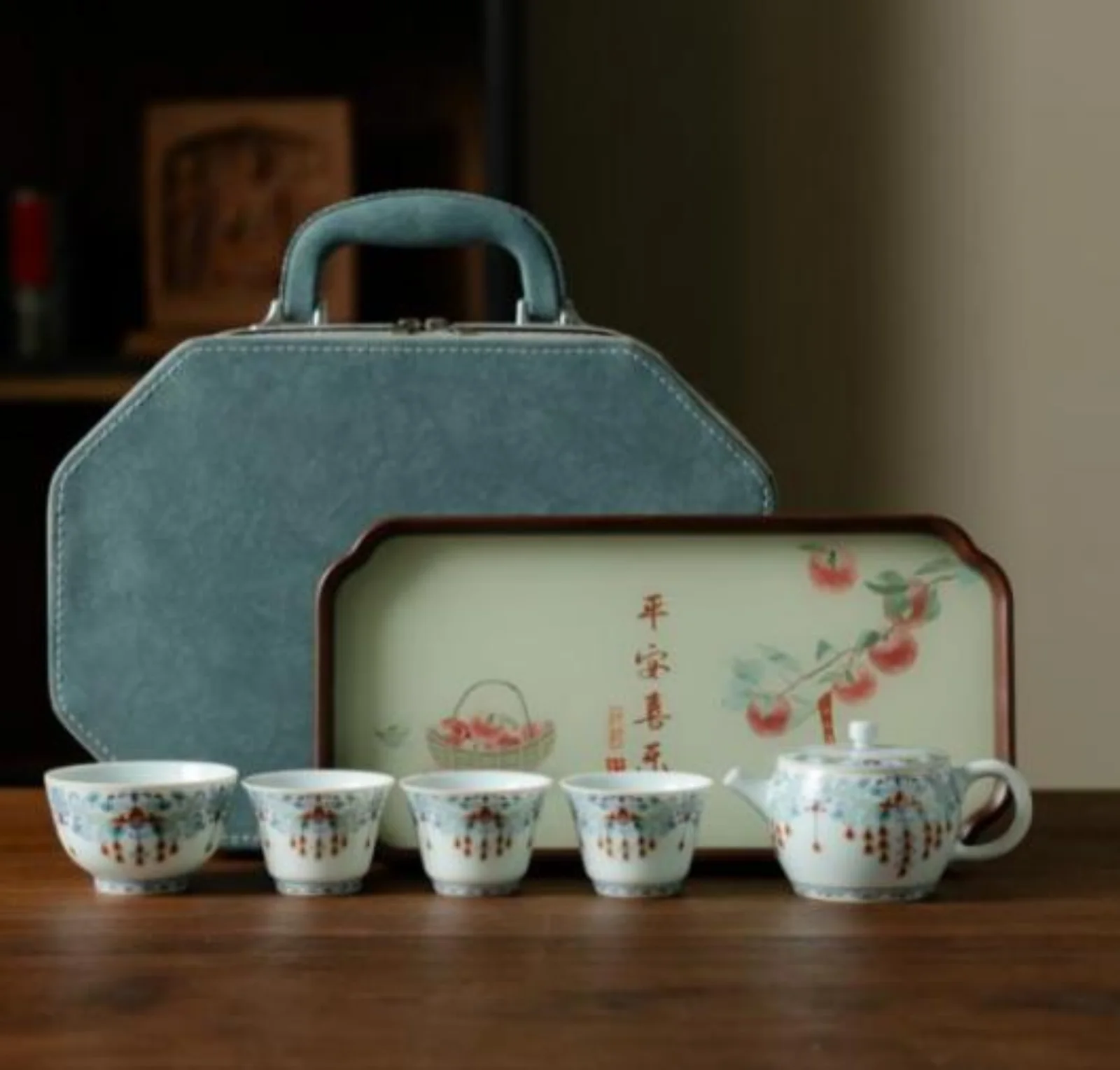 繁华旅行茶具套组